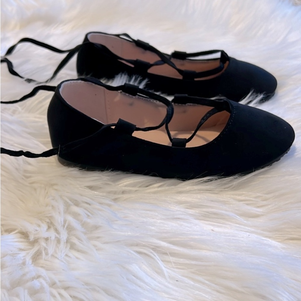 Lace up flats